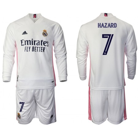 Real Madrid Eden Hazard 7 Kind Thuistenue 2020-21 L/S